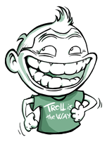 The grinning Troll